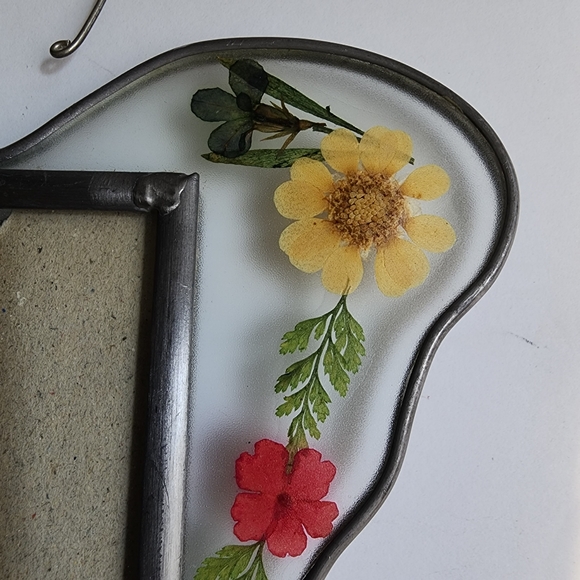 Pressed flower butterfly frame vintage - Picture 2 of 12
